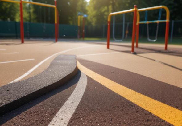 Резиновые покрытия для детских и спортивных площадок: обзор видов, характеристик и ориентировочных цен